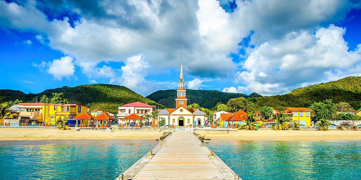 Les îles du Vent à fleur d'eau